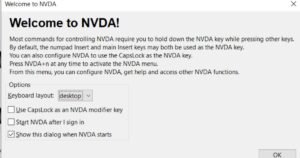 nvda screen reader