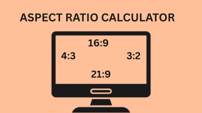aspect ratio calculator