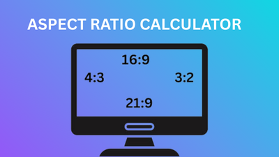 Aspect Ratio Calculator